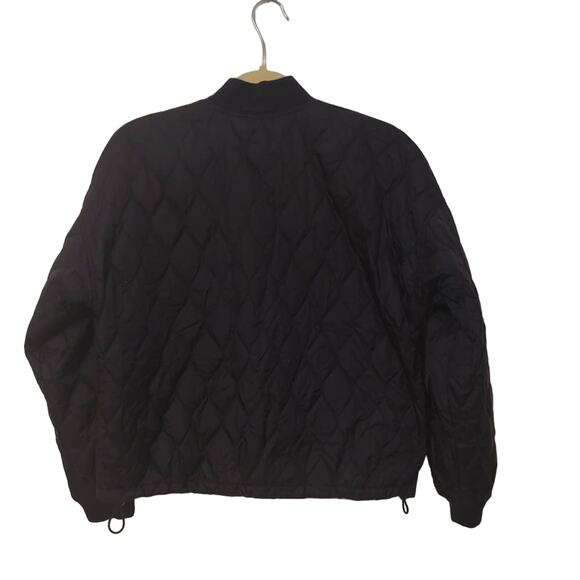 JoyLab Deep Navy Blue Quilted Athletic Winter Cold Weather Full Zip Jacket XS - Picture 2 of 6